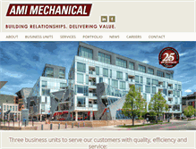 Tablet Screenshot of amimechanical.com